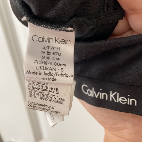 black calvin klein bralette - Picture 3 of 3